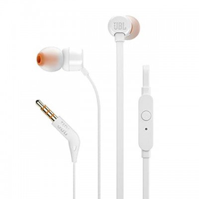 JBL T160 In-ear Handsfree με Βύσμα 3.5mm Λευκό